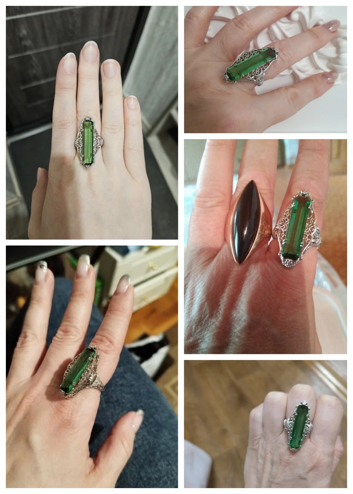 Luxury vintage style women's rings by CAOSHI, featuring intricate designs and elegant craftsmanship.