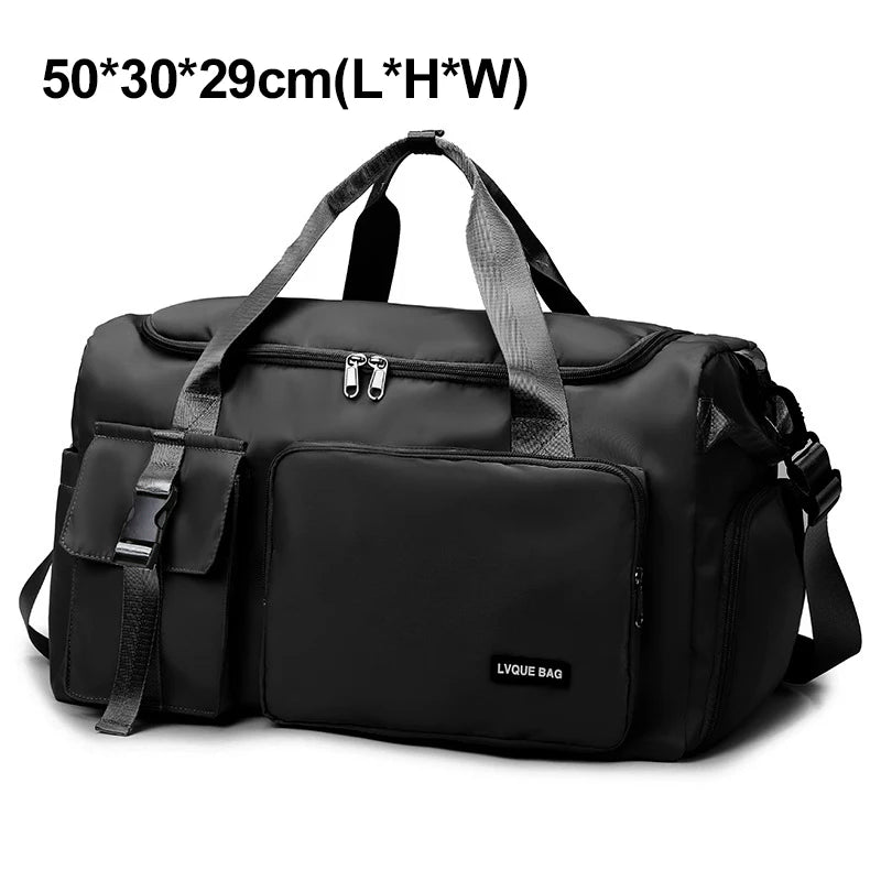 Bolsa de gimnasio deportiva, bolsos húmedos y secos de vi...