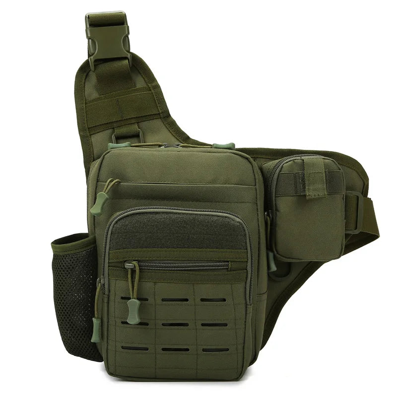 Bolsa táctica para acampar en el pecho, señuelo de pesca,...