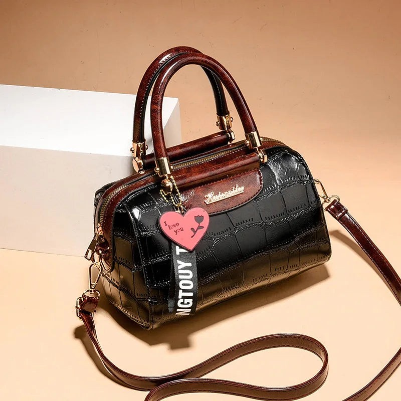 Bolso de hombro de diseño de lujo para mujer, Bolso de ma...