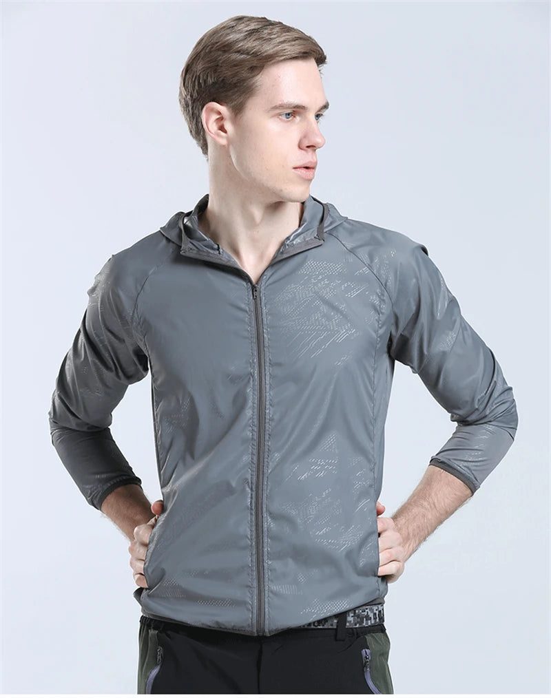 Chaqueta de lluvia para acampar para hombre y mujer, ropa...