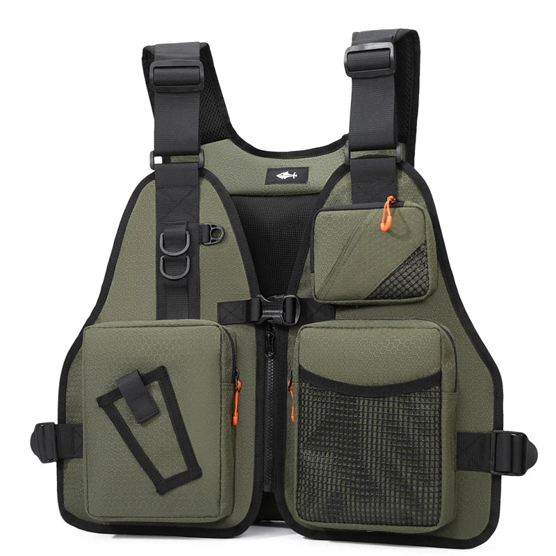 Chaleco Táctico de Pesca con Mosca para Camping, para Hom...
