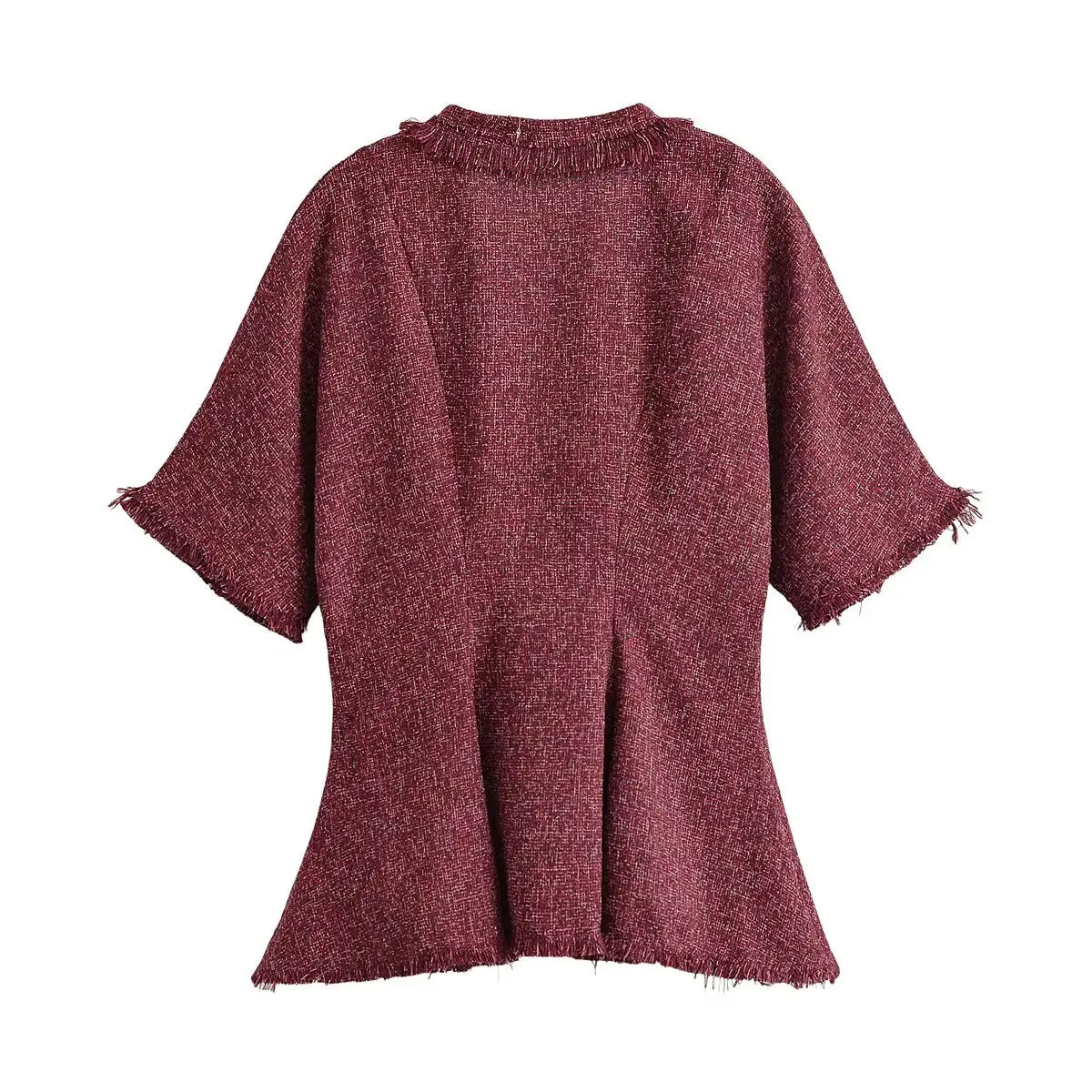 Blusa Mujer KLKXMYT Escote V Cordones Volantes Verano Chic - Corporación Turística
