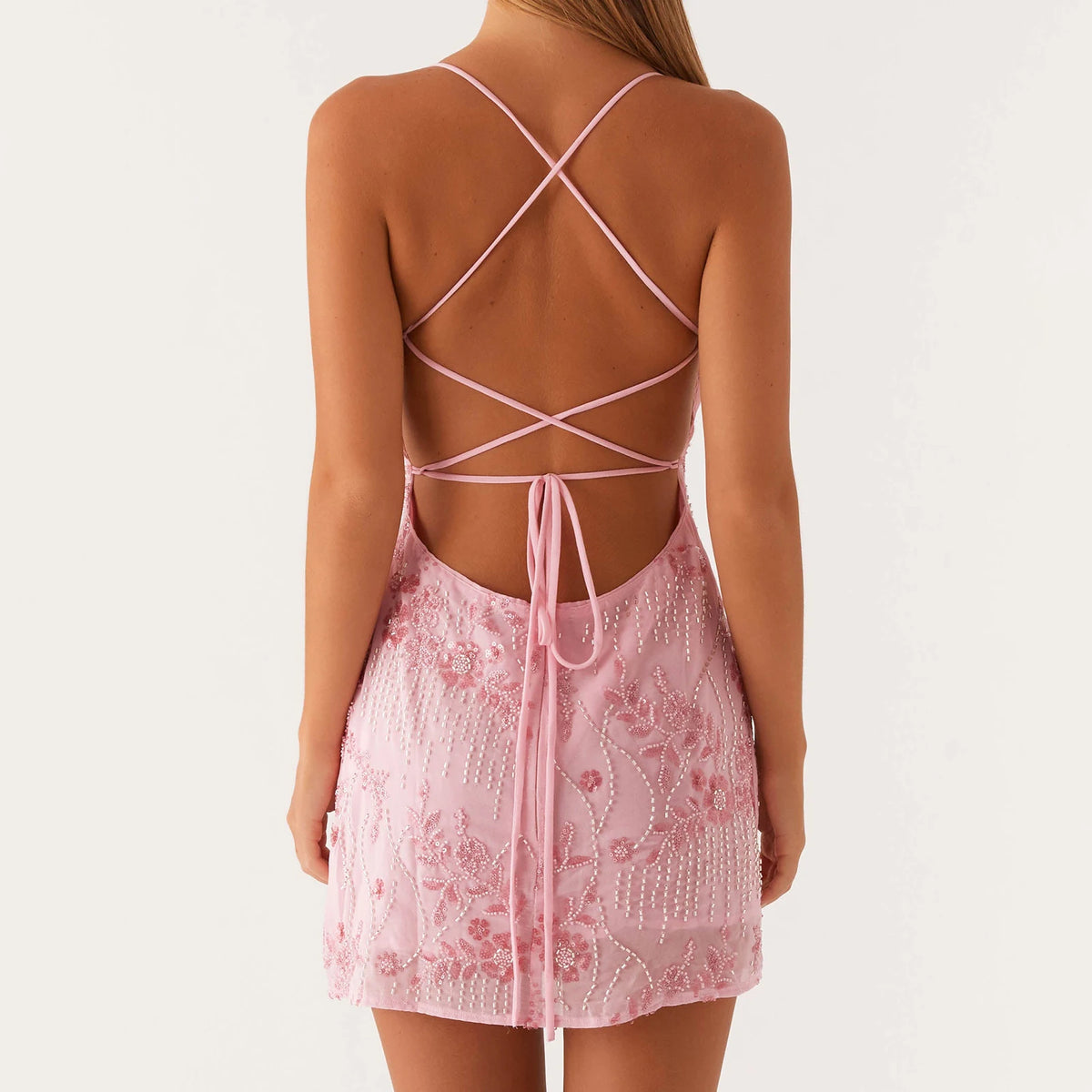 Minivestido Sexy con lentejuelas brillantes para mujer, v...
