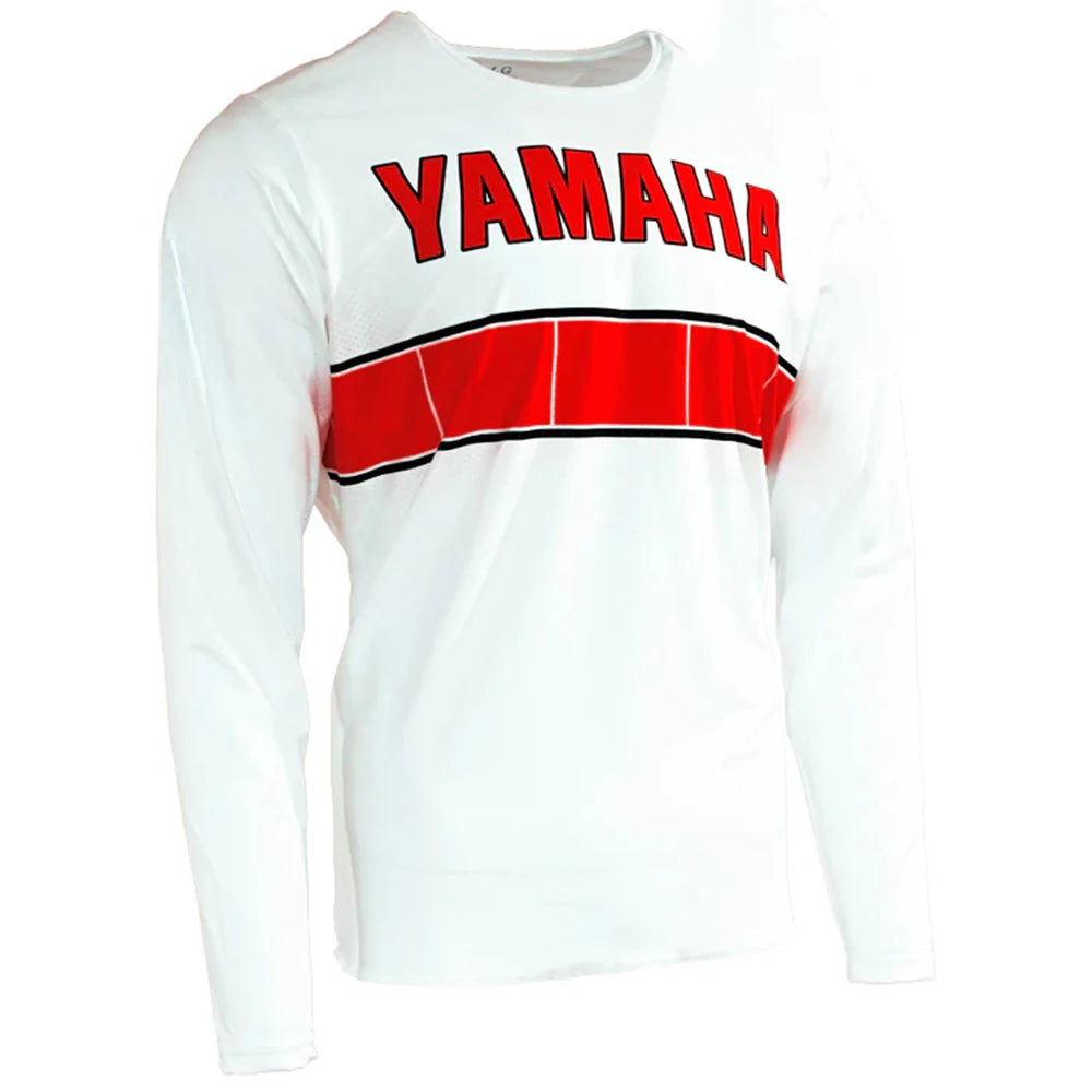 Camiseta Ciclismo Yamaha Manga Larga Hombre Amarilla 2026