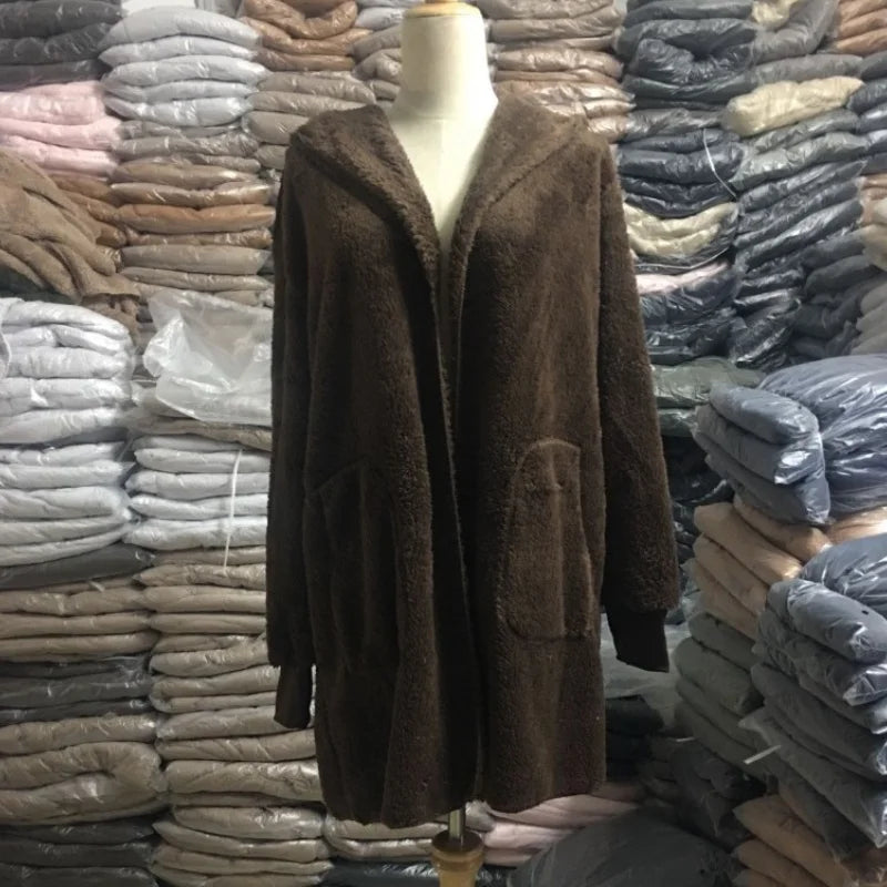 Sudadera de lana de 12 colores, cárdigans largos, Otoño I...