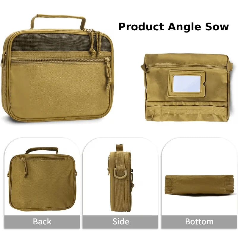 Bolsa de Aseo Táctica para Hombre, Organizador de Baño, B...