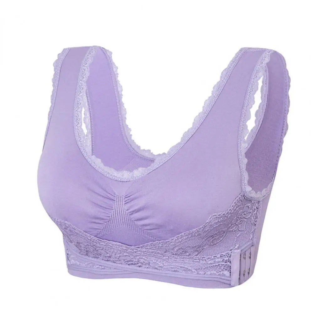 Sports bra without underwire from Corporación Turística featuring lift, side clasp, and supportive design for active wear.
