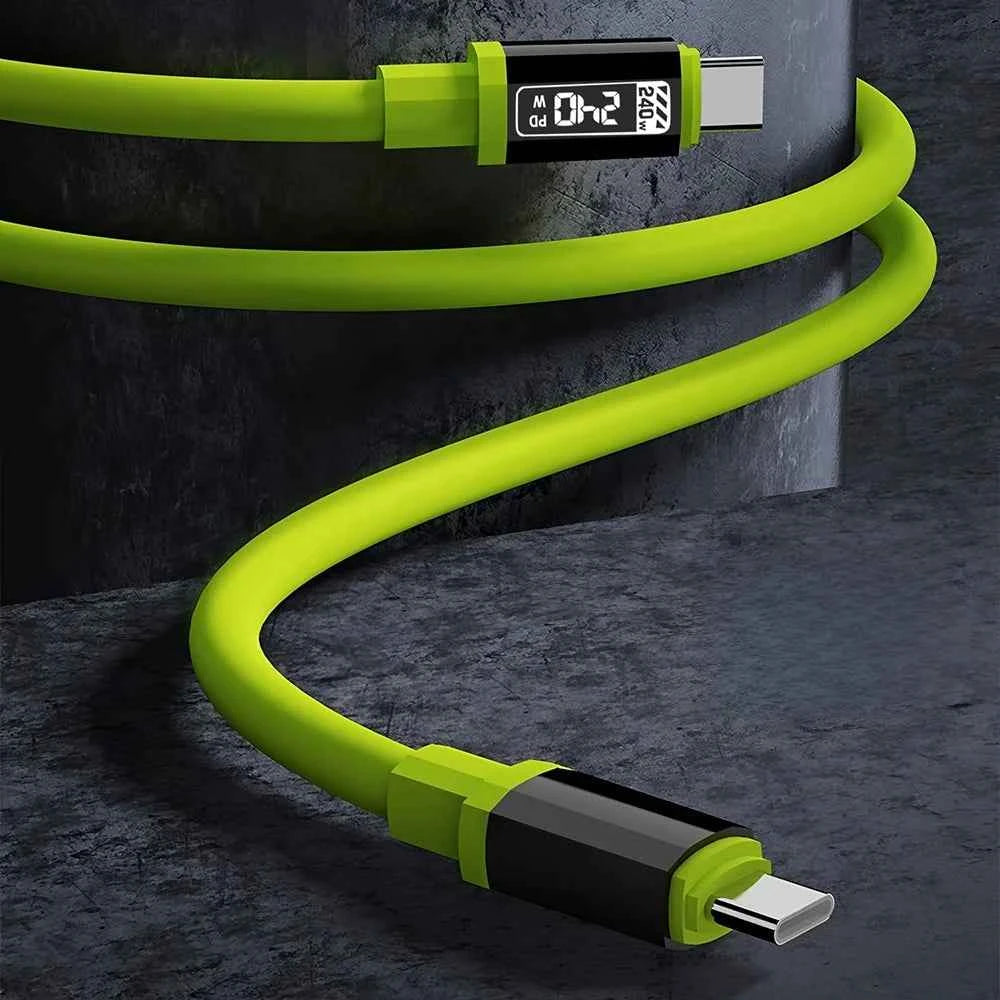 Cable USB C 240W PD Carga Rápida para iPhone, Samsung, Xiaomi
