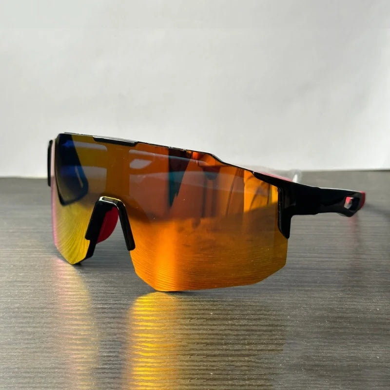 Gafas de Sol Hombre DIXSG Lente Amarilla/Naranja - Estilo Grande y Deportivo - Corporación Turística