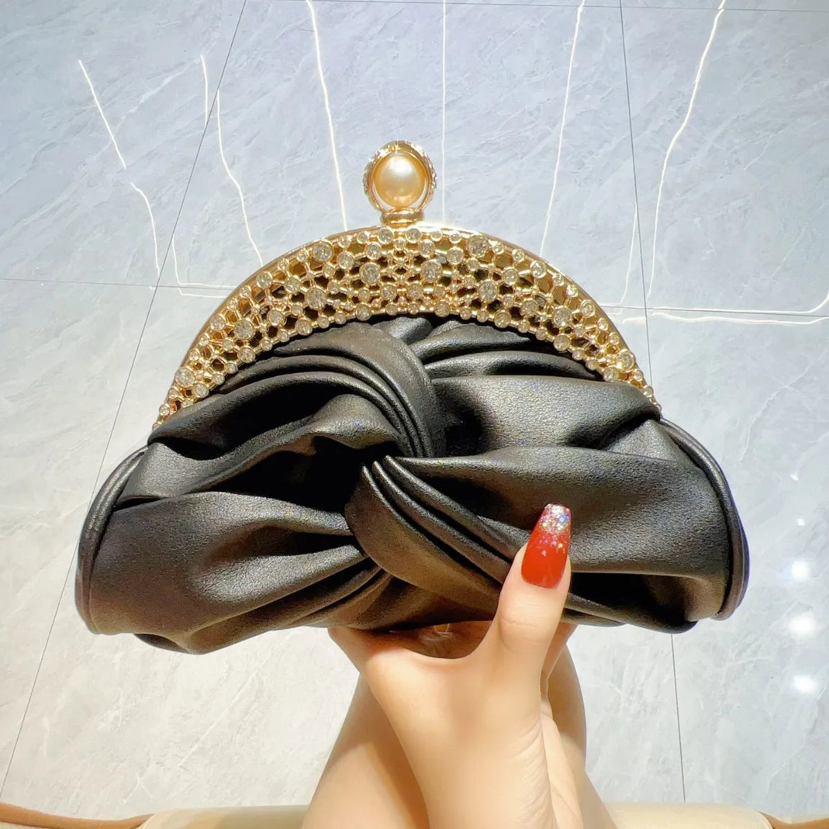 Bolsos de hombro con cadena de lujo para mujer, bolsos ro...