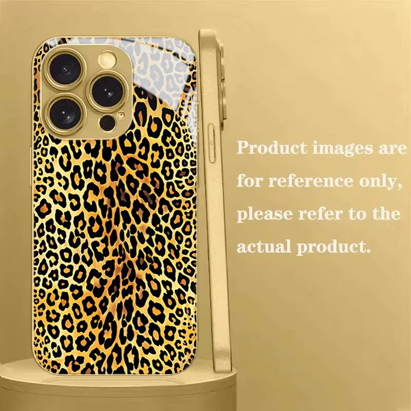 Tempered glass phone case with stylish printed design for mobile protection by Corporación Turística.