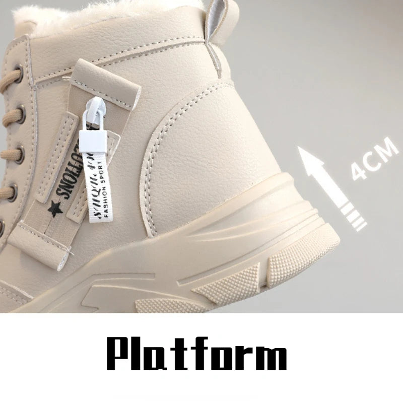 Nuevas botas de invierno para mujer, zapatillas de deport...