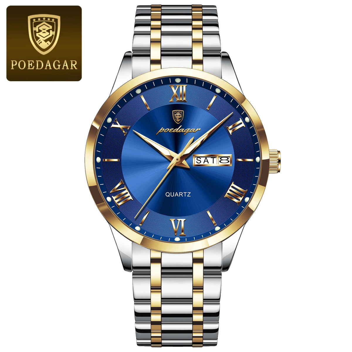 Reloj POEDAGAR de lujo a la moda para hombre, Reloj de pu...