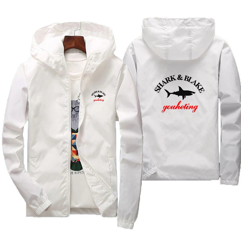 Chaqueta impermeable con capucha para hombre y mujer, cha...