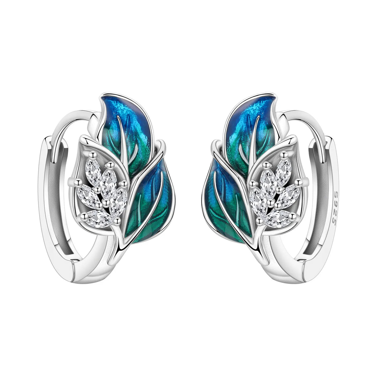 Orstarry Original Plata de Ley 925 pendientes de flor de ...