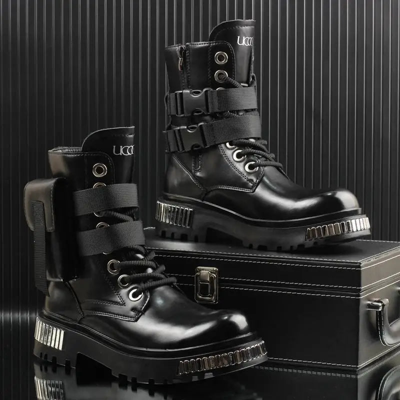 Botas de Invierno para Hombre 2025, Blancas, de Terciopel...
