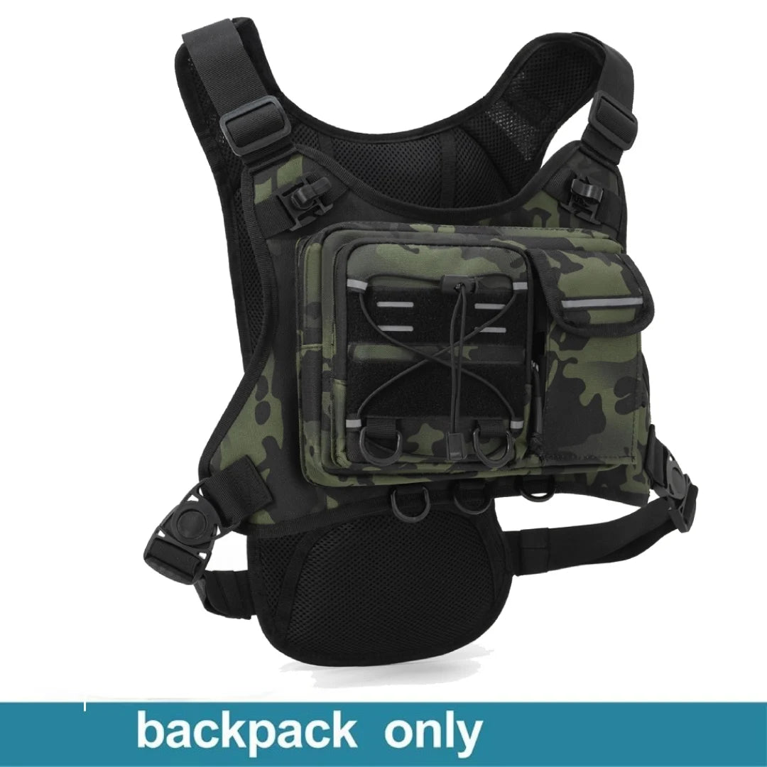 Chaleco Táctico Deportivo para Exteriores, Bolsa de Pecho...