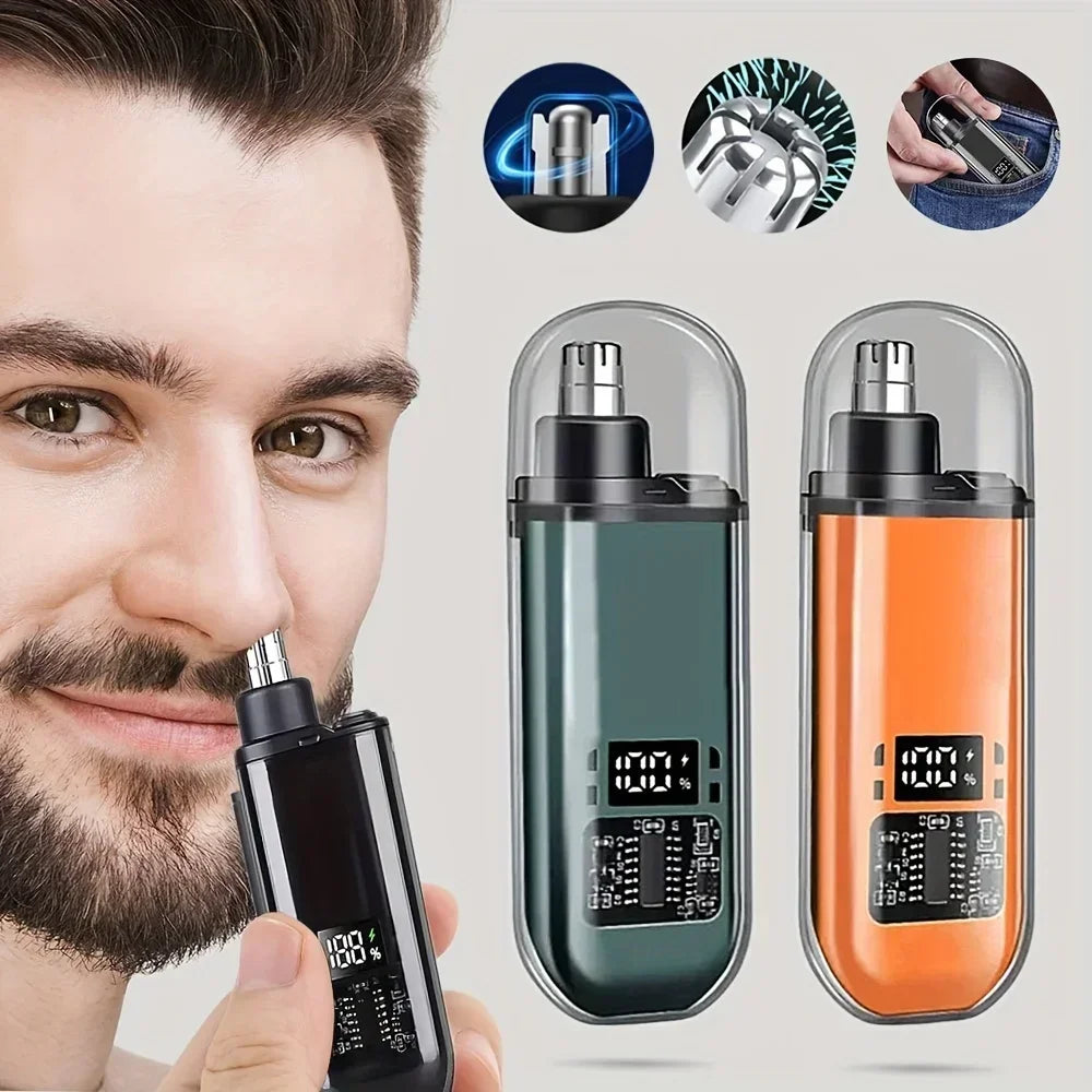 Recortador Nariz y Orejas Hombres: USB C, Portátil, Recargable - Corporación Turística