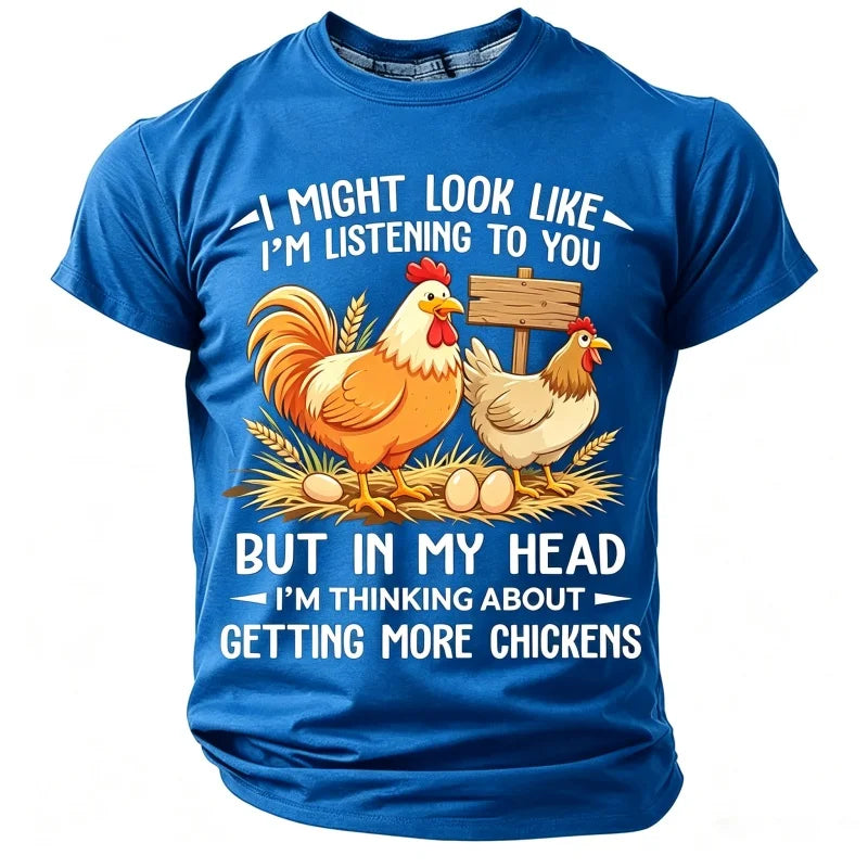 Men's short-sleeve T-shirt from Corporación Turística featuring a fun and colorful graphic design on breathable fabric.