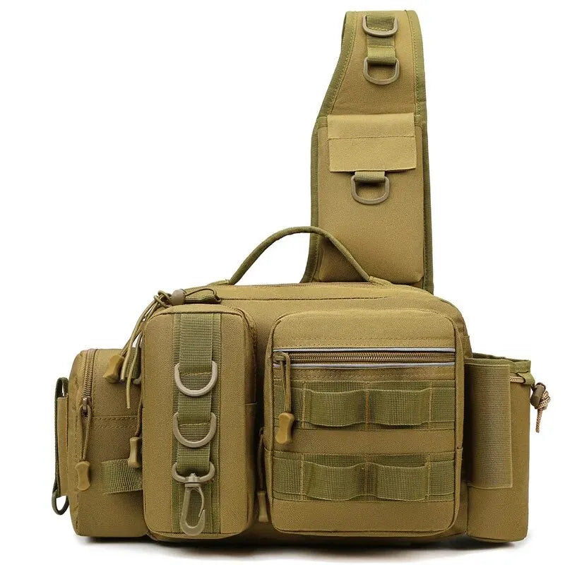 Mochila de aparejos de pesca para hombre, bolsa de almace...