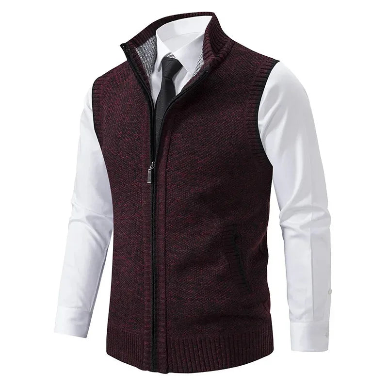 Chaleco de Punto con Cremallera para Hombre | King Billion | Cálido y Casual