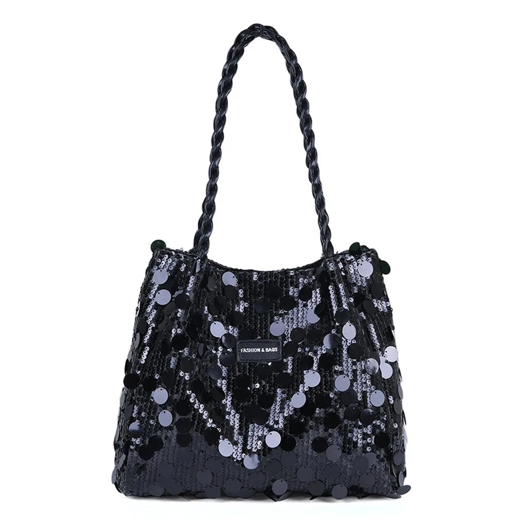 Nuevo Bolso Tote Brillante con Lentejuelas para Mujer, Bo...