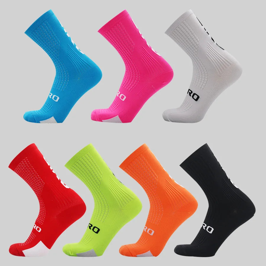 Calcetines Ciclismo Transpirables Absorbe Sudor Unisex | Deportes Outdoor - Corporación Turística
