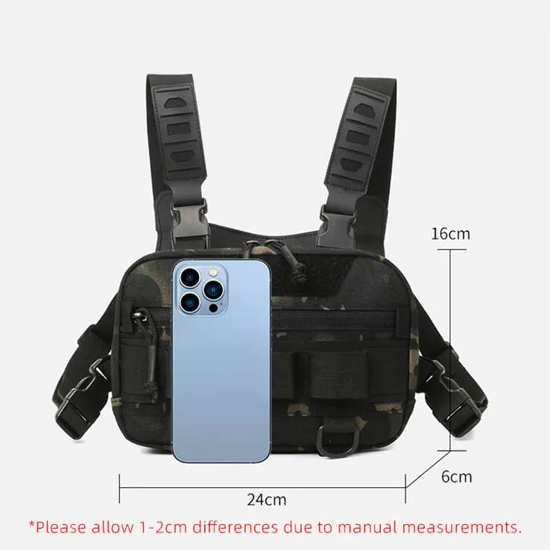 Mochila táctica para aparejo de pecho, Kit de reconocimie...