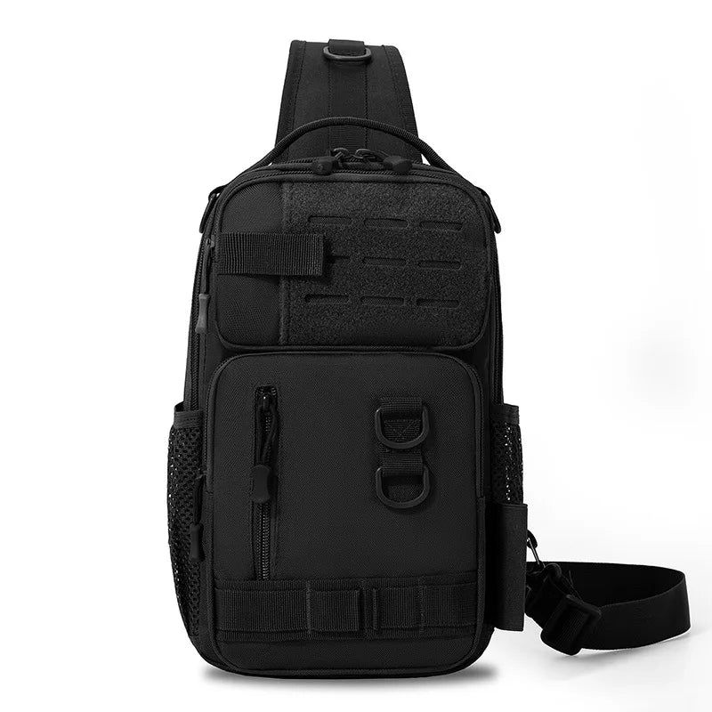 Bolsa táctica para aparejos de pesca, mochila con soporte...