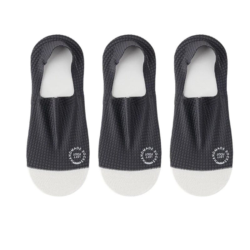 3 pares de calcetines invisibles para hombre, calcetines ...