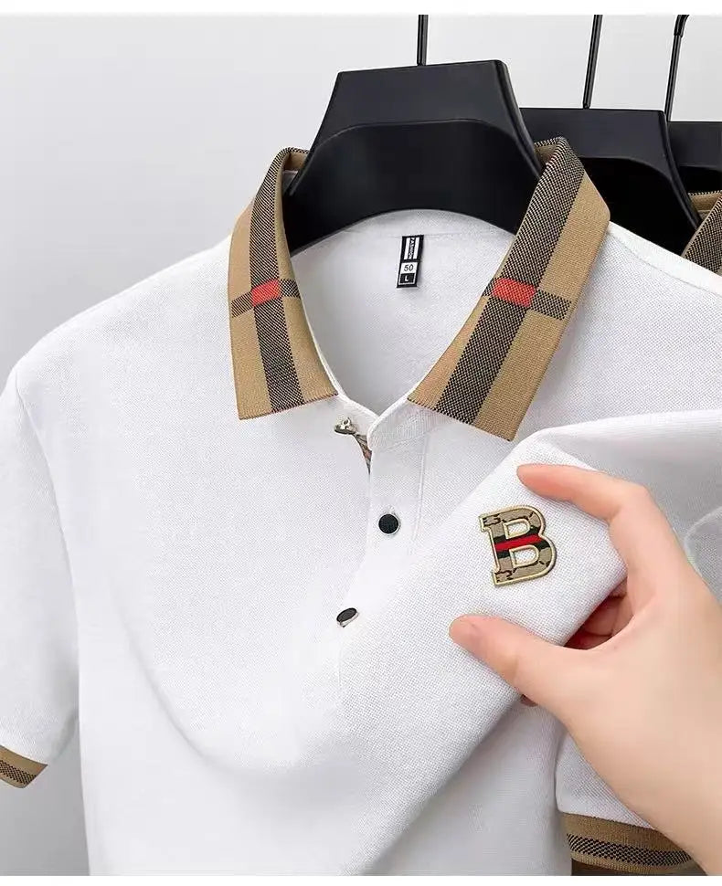 Polo Clásico de Marca Original para Hombre, con Insignia ...