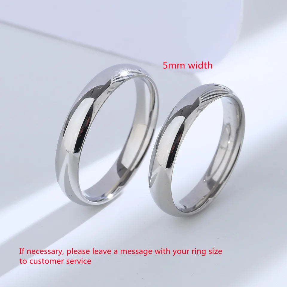 Buyee-Anillo de Plata de Ley 925 para parejas, anillo clá...