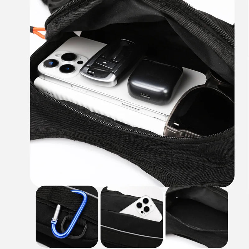 Bolsa de pecho táctica para hombre, chaleco frontal para ...