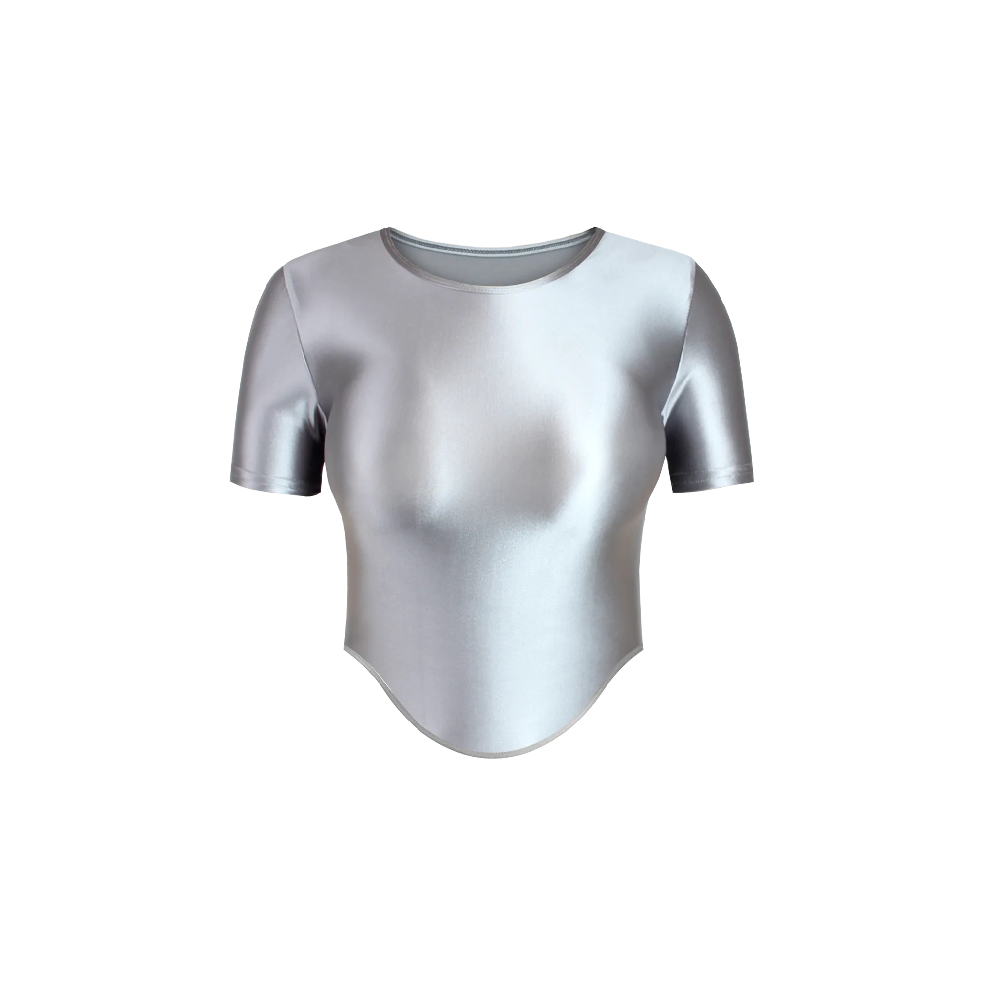 Camiseta elástica brillante y suave para mujer MJINM, cam...
