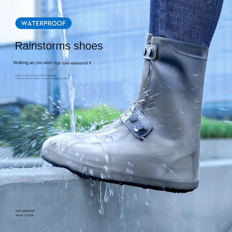 High waterproof silicone shoe cover by Corporación Turística, featuring a tall design for protecting shoes from water.