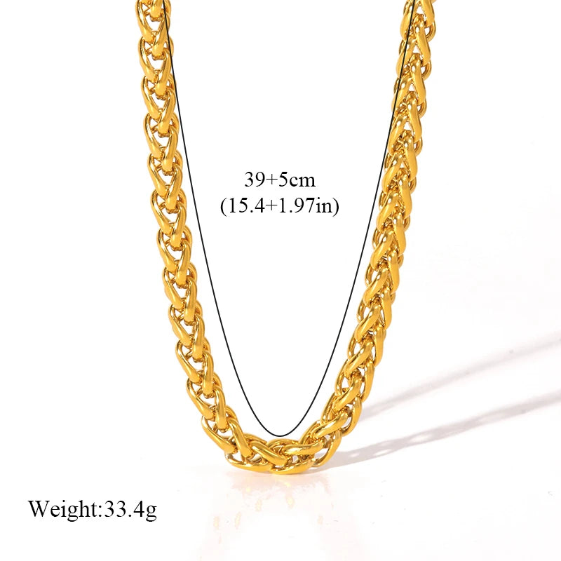 EILIECK 316L cadenas de acero inoxidable collares pulsera...