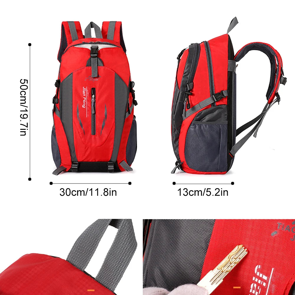 Mochila de Senderismo de 40L, Impermeable, para Camping, ...
