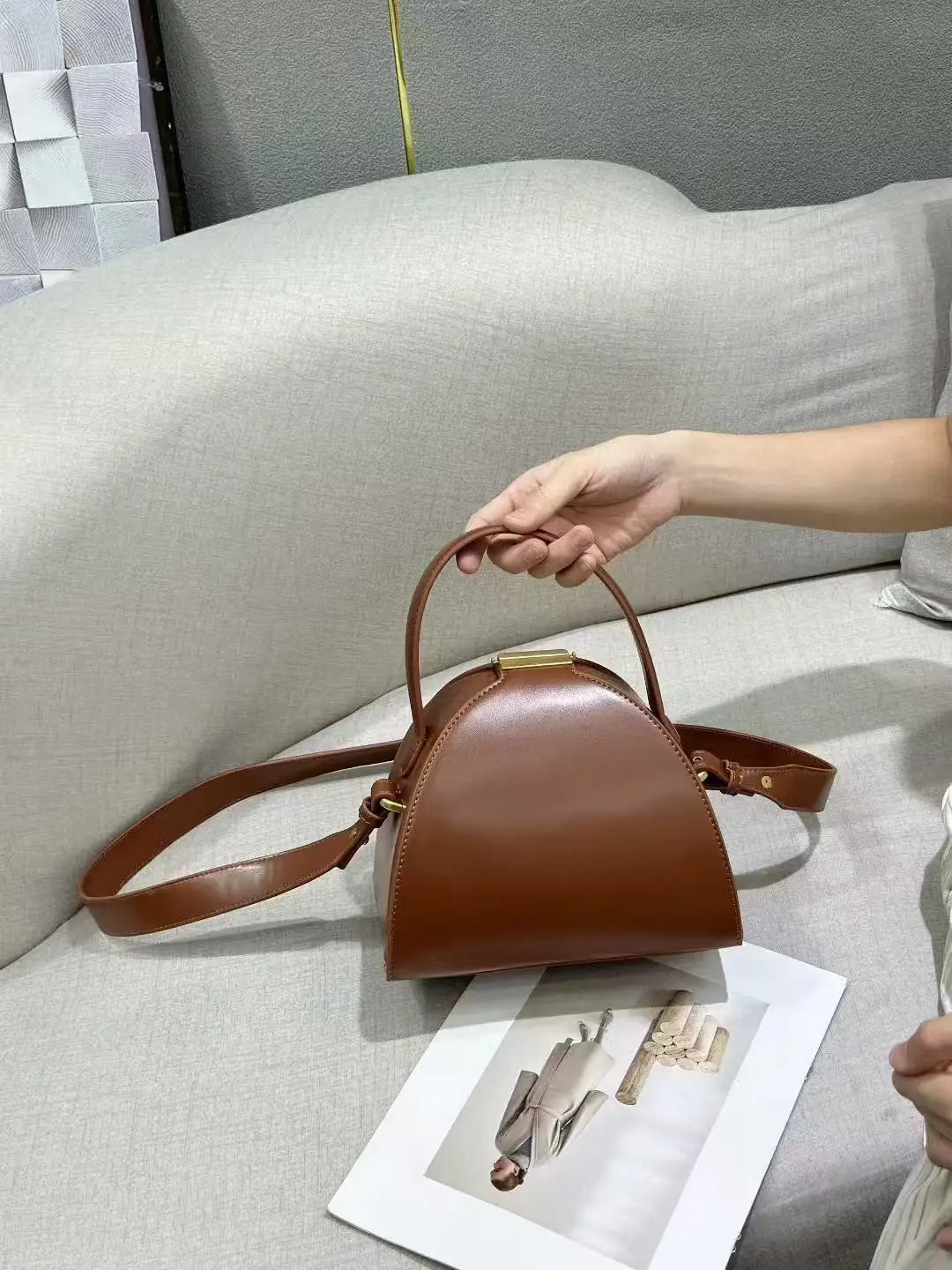 Nuevo Bolso de Hombro de PU para Mujer, Diseño de Nicho d...