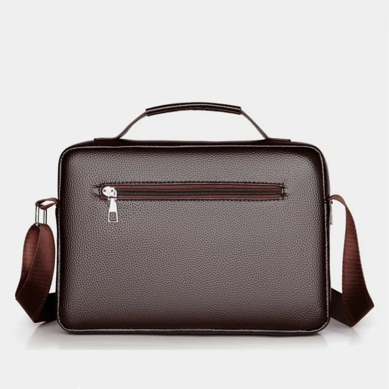 Bolso de hombro para hombre, bandolera de cuero de PU, bo...