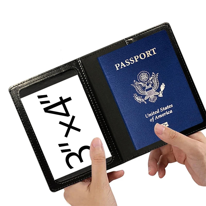 Funda Pasaporte Cuero RFID AEROCANDY - Viaje Seguro y Organizado