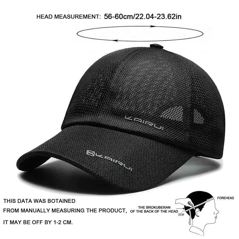 Gorra AIRUI Unisex Ajustable Verano Hip Hop Protección Solar - Corporación Turística
