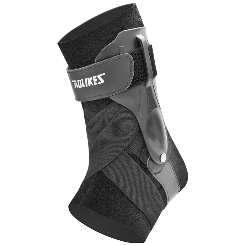 Tobillera Deportiva AOLIKES Soporte Compresión Esguinces Fascitis (Negro/Gris) - Corporación Turística