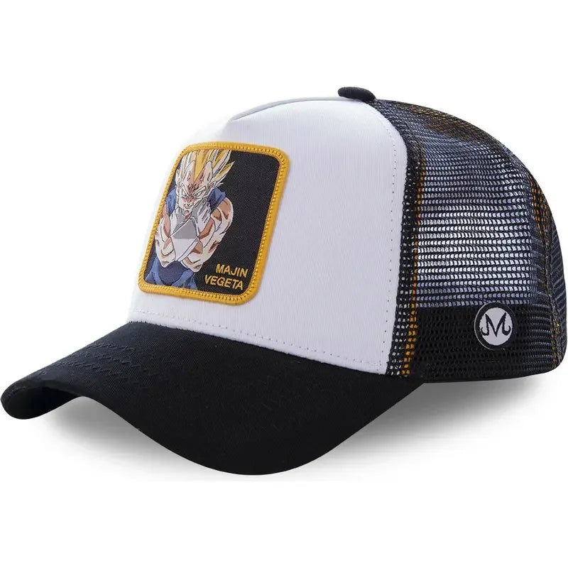 Gorra Dragon Ball Son Goku Verano Bordada Hip Hop Malla Ajustable - Corporación Turística