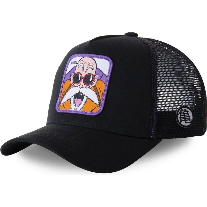 Gorra Dragon Ball Son Goku Verano Bordada Hip Hop Malla Ajustable - Corporación Turística