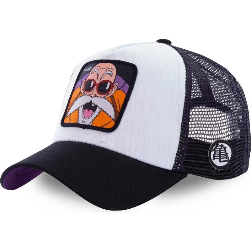 Gorra Dragon Ball Son Goku Verano Bordada Hip Hop Malla Ajustable - Corporación Turística