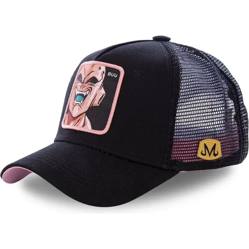 Gorra Dragon Ball Son Goku Verano Bordada Hip Hop Malla Ajustable - Corporación Turística