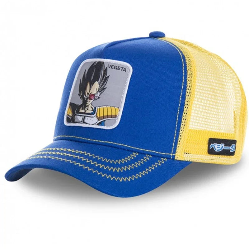 Gorra Dragon Ball Son Goku Verano Bordada Hip Hop Malla Ajustable - Corporación Turística
