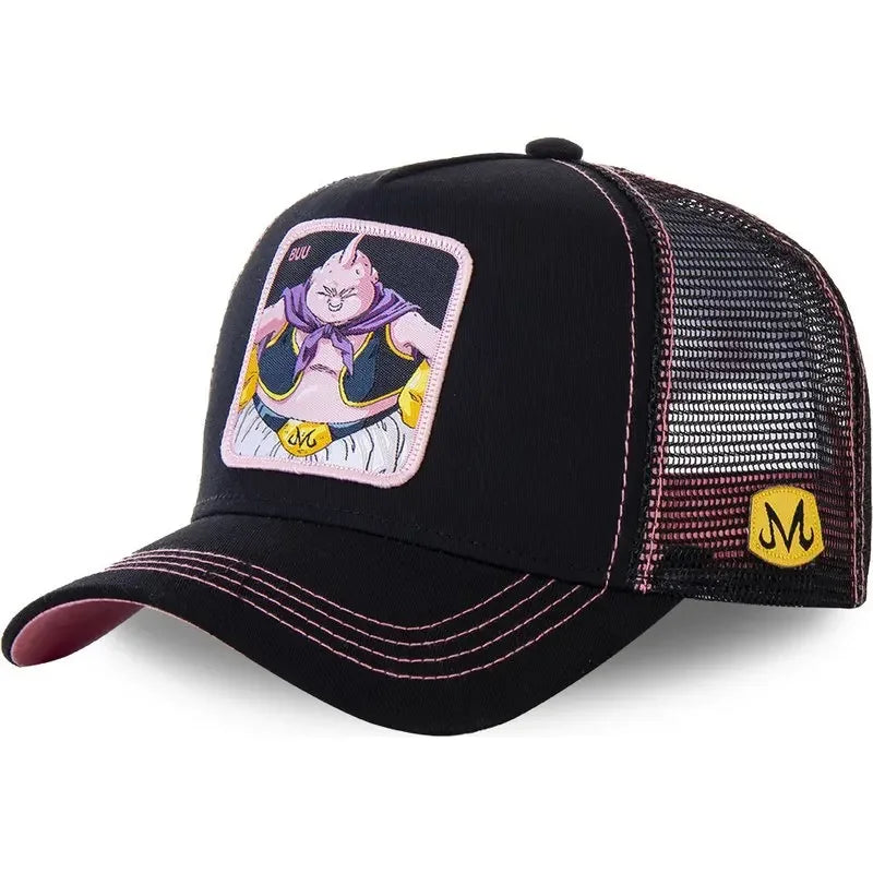 Gorra Dragon Ball Son Goku Verano Bordada Hip Hop Malla Ajustable - Corporación Turística