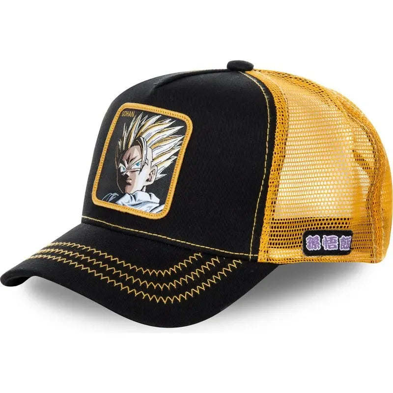 Gorra Dragon Ball Son Goku Verano Bordada Hip Hop Malla Ajustable - Corporación Turística